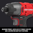 Craftsman V20 Cordless Brushed 4 Tool Combo Kit
