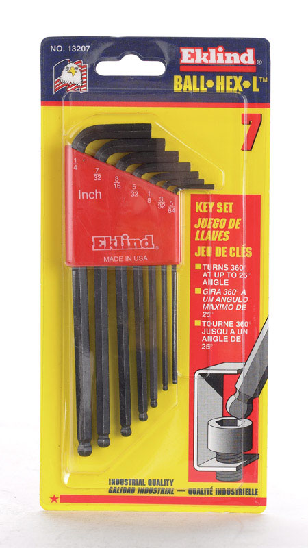 HEX KEY BALLDRIVE 7PC SA