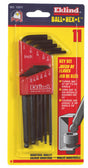 HEX KEY BALLDRIVER 11PC