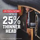 Craftsman 1/4 in. drive Metric and SAE 6 Point Socket and Ratchet Set 20 pc