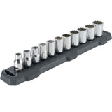 SOCKET SET SAE 1/2DV 11P