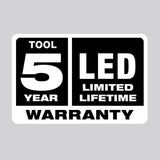 Milwaukee M18 1250 lm Red LED Search Light