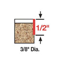 Diablo 3/8 in. D X 2-5/16 in. L Carbide Flush Trim Router Bit