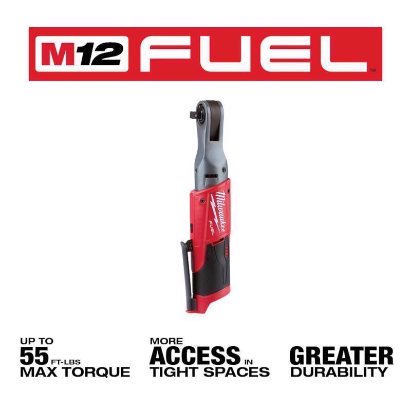 Milwaukee M12 FUEL 3/8 in. Brushless Cordless Ratchet Tool Only