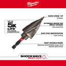 Milwaukee Shockwave 7/8 to 1-1/8 in. High Speed Steel