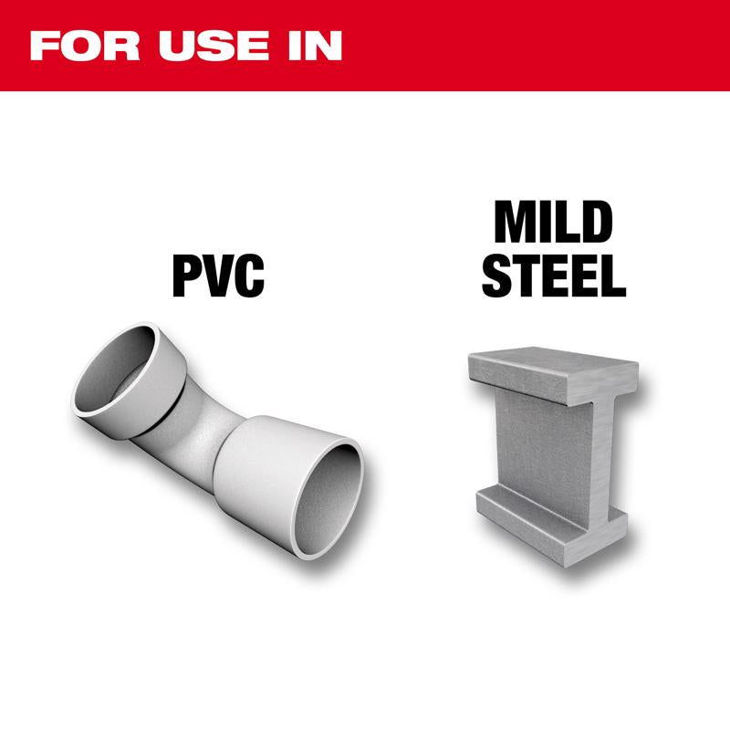 Milwaukee Shockwave 3/16 to 1 in. High Speed Steel Impact Step Bit Set Quick-Change Hex Shank 3 pc