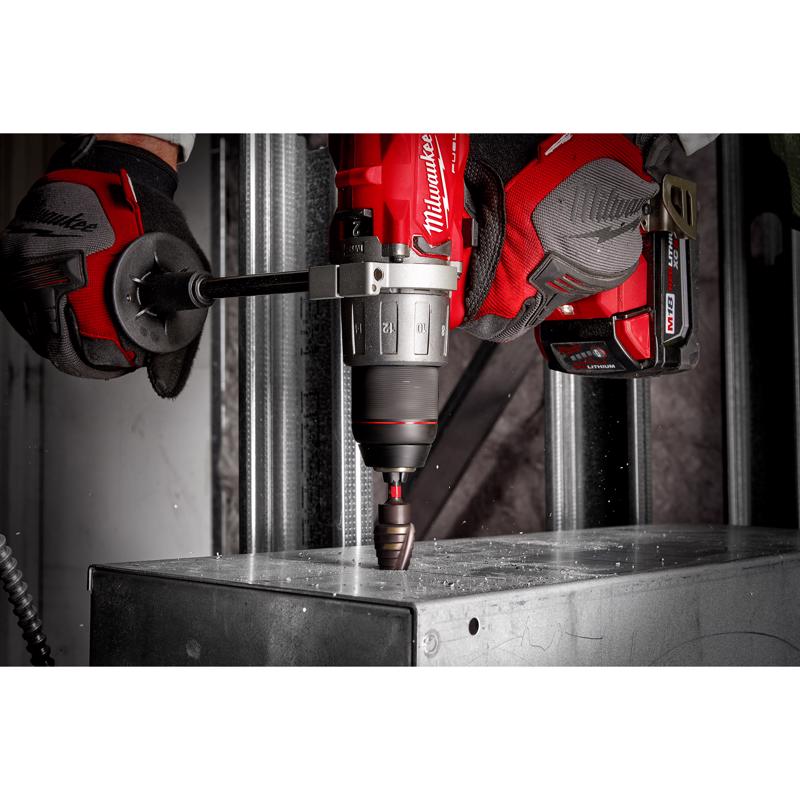 Milwaukee Shockwave 3/16 to 1 in. High Speed Steel Impact Step Bit Set Quick-Change Hex Shank 3 pc