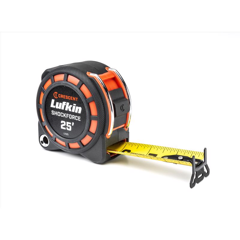 Crescent Lufkin 25 ft. L X 1.19 in. W ShockForce Tape Measure 1 pk