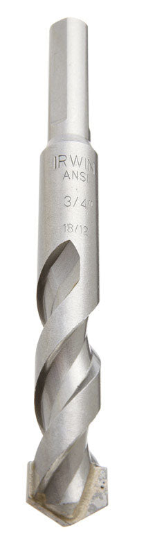 Irwin 3/4 in. X 6 in. L Chrome Vanadium Steel Percussion Drill Bit Straight Shank 1 pk