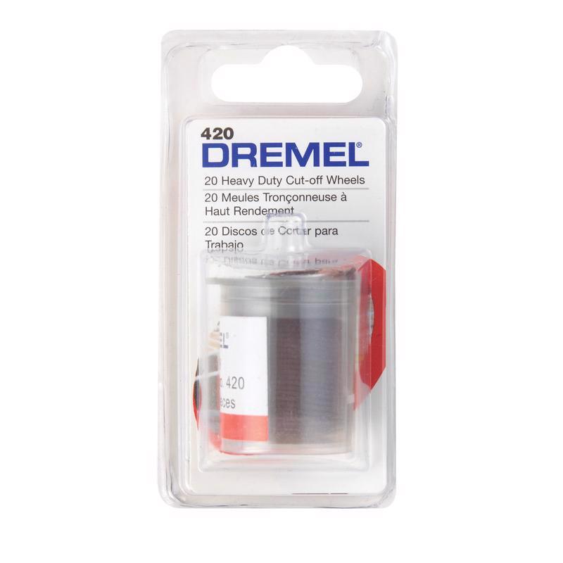 Dremel 15/16 in. D X 1/8 in. Aluminum Oxide Metal Cut-Off Wheel 20 pk