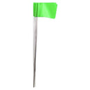 C.H. Hanson 21 in. Fluorescent Lime Marking Flags Polyvinyl 100 pk