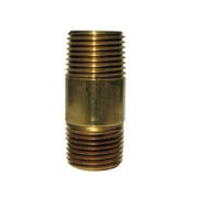 3/4 in. MPT X 3/4 in. D MPT Red Brass Nipple 6 in. L