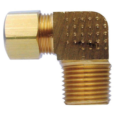 3/8 in. Compression X 3/8 in. D MPT Brass 90 Degree Elbow