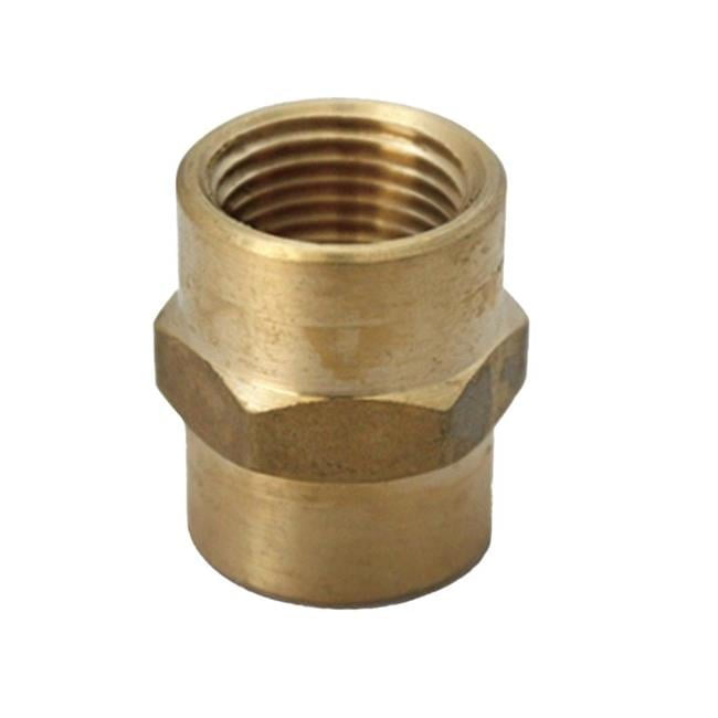 3/8 in. FPT X 1/4 in. D FPT Brass Reducing Coupling