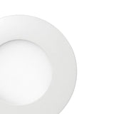 Globe Electric Designer Luminaire Series Frost White 3 in. W Metal LED Canless Recessed Downlight 6