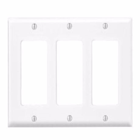 WALL PL 3GANG ANTI WH