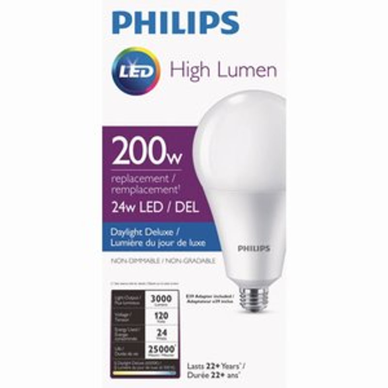 Philips A35 E26 (Medium) LED Bulb Daylight 200 Watt Equivalence 1 pk