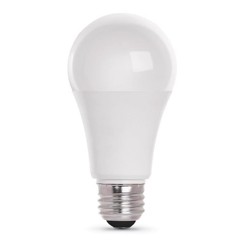 Feit LED A19 E26 (Medium) LED Bulb Soft White 100 Watt Equivalence 2 pk