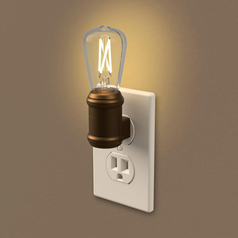 Westek Automatic Plug-in Vintage Edison LED Night Light