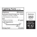Feit LED T4 G9 LED Bulb Daylight 35 Watt Equivalence 1 pk