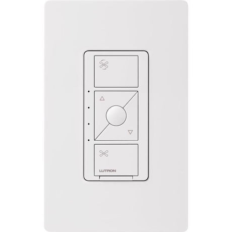 Lutron Caseta 1.5 amps Single Pole Wireless Fan Control White 1 pk