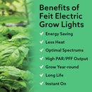 Feit LED Square Connector LED Grow Light Color Changing 32 Watt Equivalence 1 pk