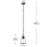 Globe Electric Roth Oil Rubbed Bronze Bronze 1 lights Pendant Light