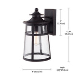 Globe Electric Vintage 1-Light Natural Bronze Ezekiel Wall Sconce