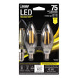 LED BLNT E12 75W SW 2PK