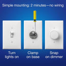 Lutron Aurora White Rotary Dimmer Switch 1 pk