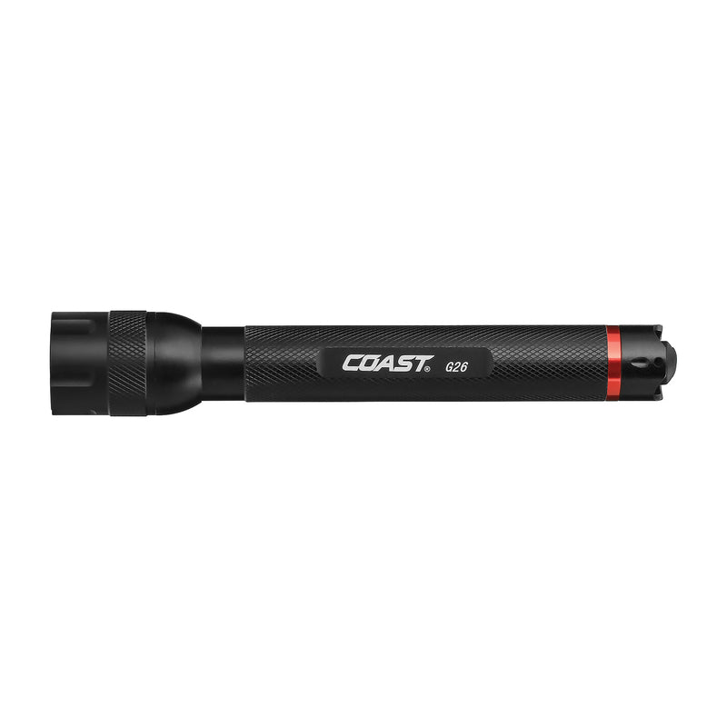 Coast G26 330 lm Black LED Flashlight AA Battery