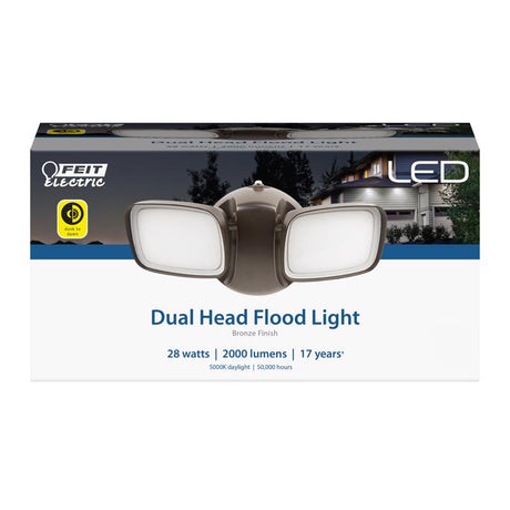 FLOODLIGHT ALUM BRZ 28W