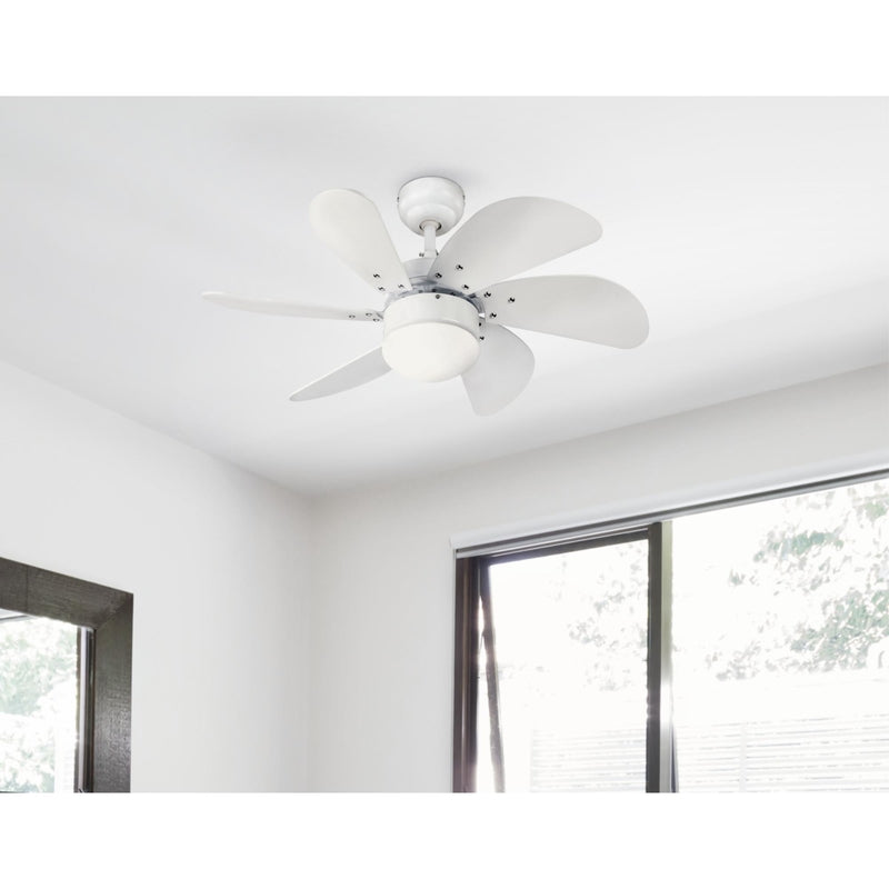 Westinghouse Turbo Swirl 30 in. White LED Indoor Ceiling Fan
