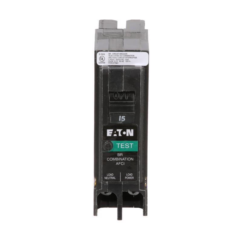 Eaton 15 amps Combination AFCI Single Pole Circuit Breaker