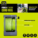 Masterplug 40 ft. L PVC Cord Reel