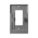 Westek LumiCover Satin Nickel 1 gang Plastic Decorator Nightlight Wall Plate 1 pk
