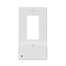 WALLPLATE USB NL WHT 1R