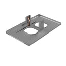 Westek LumiCover Satin Nickel 1 gang Plastic Duplex Nightlight Wall Plate 1 pk