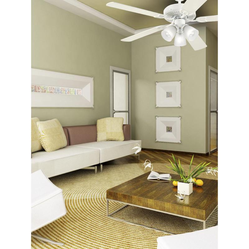 Westinghouse Vintage 52 in. White LED Indoor Ceiling Fan