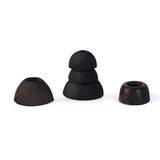 Plugfones Sovereign Duo 22 dB Nylon/Silicone/Soft Foam True Wireless Earplugs Black/Red 2 pair