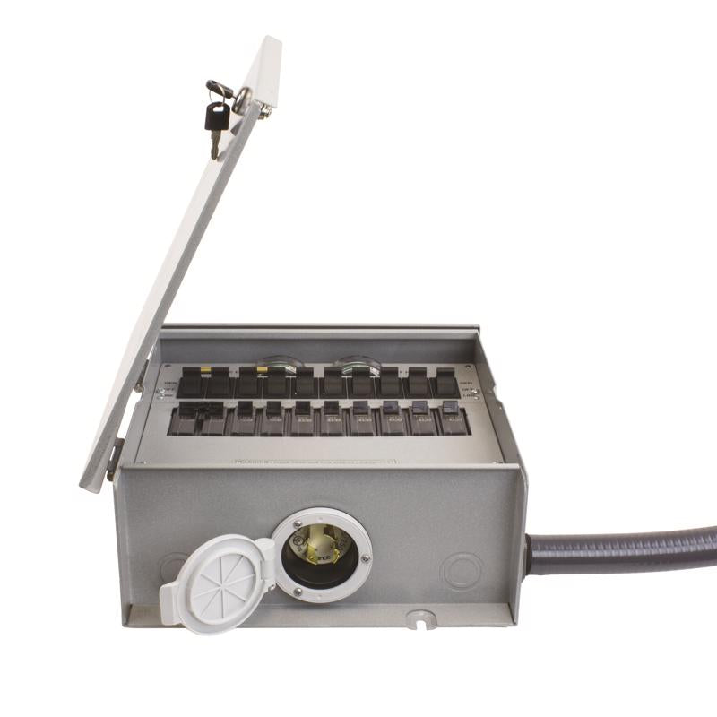 Reliance Controls Pro/Tran 2 30 amps 125 V 10 space 10 circuits Transfer Switch Kit