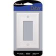 WALLPLATE CHELSEA 1R WHT