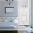 Amerelle Chelsea White 1 gang Stamped Steel Decorator Wall Plate 1 pk