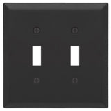 WALLPLATE CNTURY 2T BLK