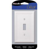 WALLPLATE CHELSEA 1T WHT