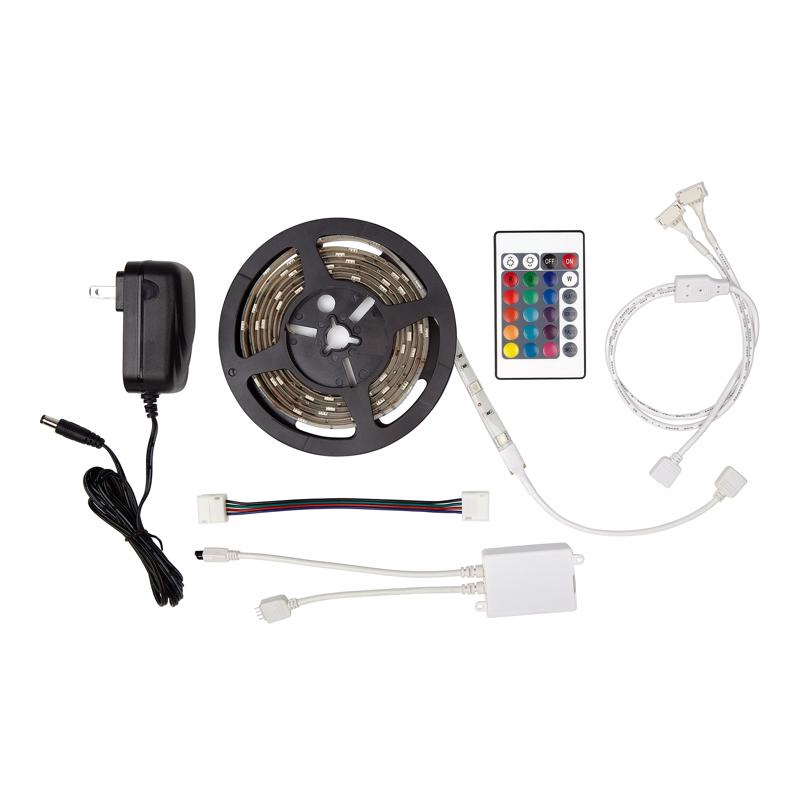 Westek 6.6 ft. L Color Changing Plug-In LED Smart-Enabled Tape Light Kit 1 pk