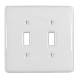 WALLPLATE METRO 2T WHT