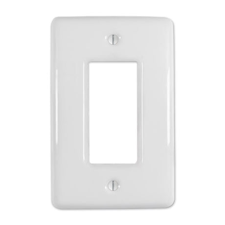 WALLPLATE METRO 1R WHT