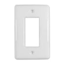 WALLPLATE METRO 1R WHT