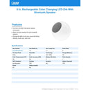 Feit Wireless Bluetooth Weather Resistant Color Changing Speaker